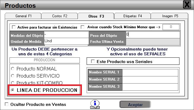 Software de Inventarios - Que es el producto linea de produccion