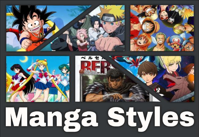 Main Styles in Manga Comics