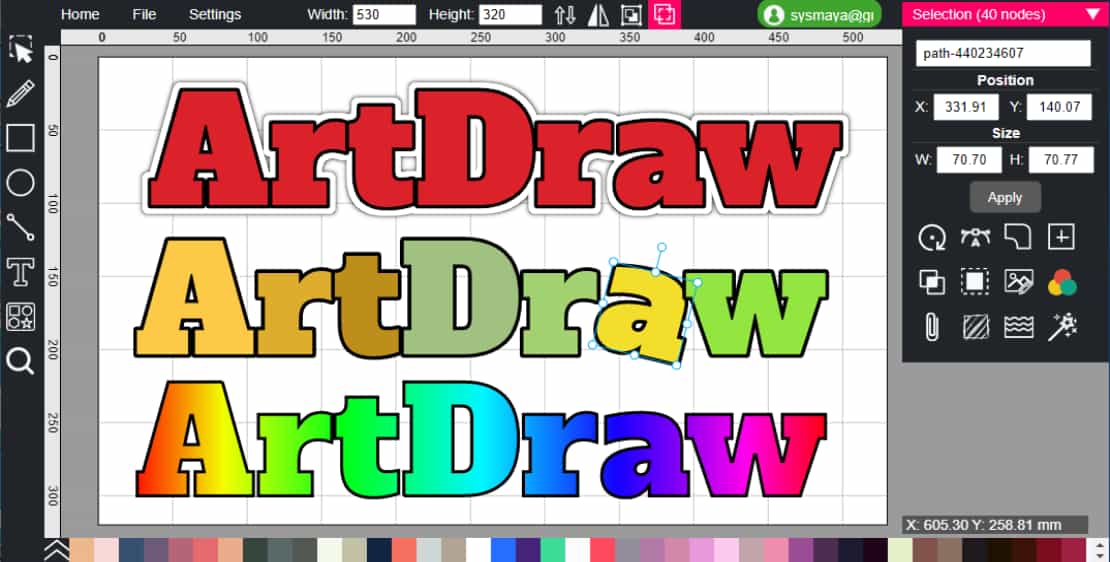 ArtDraw SVG Online Editor - Graphic Design Software