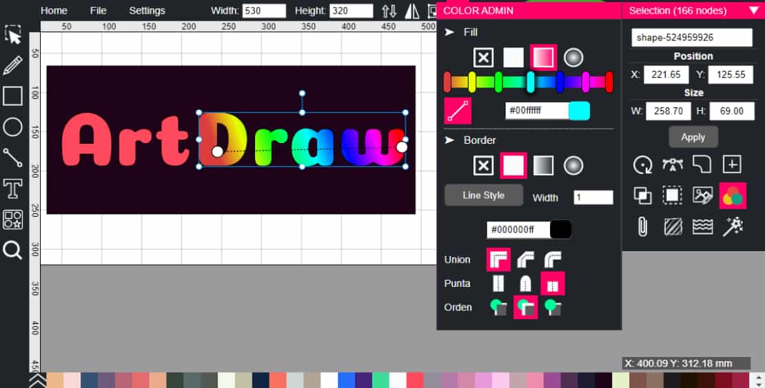 ArtDraw - Vector Drawing and Graphics Editor